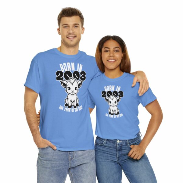Born in the year of the Goat - Unisex Tee – Bild 3