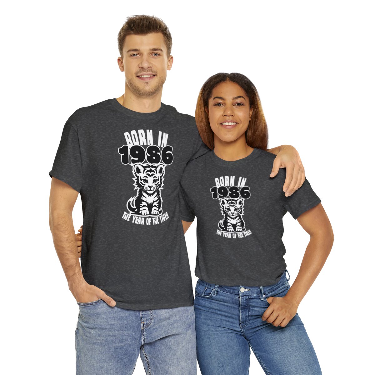 Born in the year of the Tiger - Unisex Tee – Bild 46