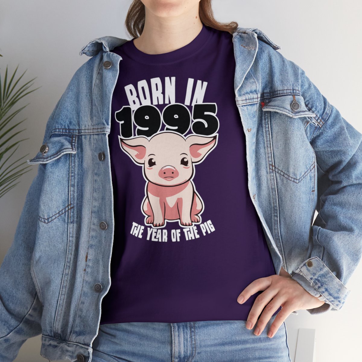 Born in the year of the Pig - Unisex Tee – Bild 10