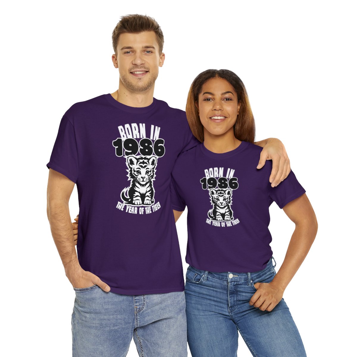 Born in the year of the Tiger - Unisex Tee – Bild 70