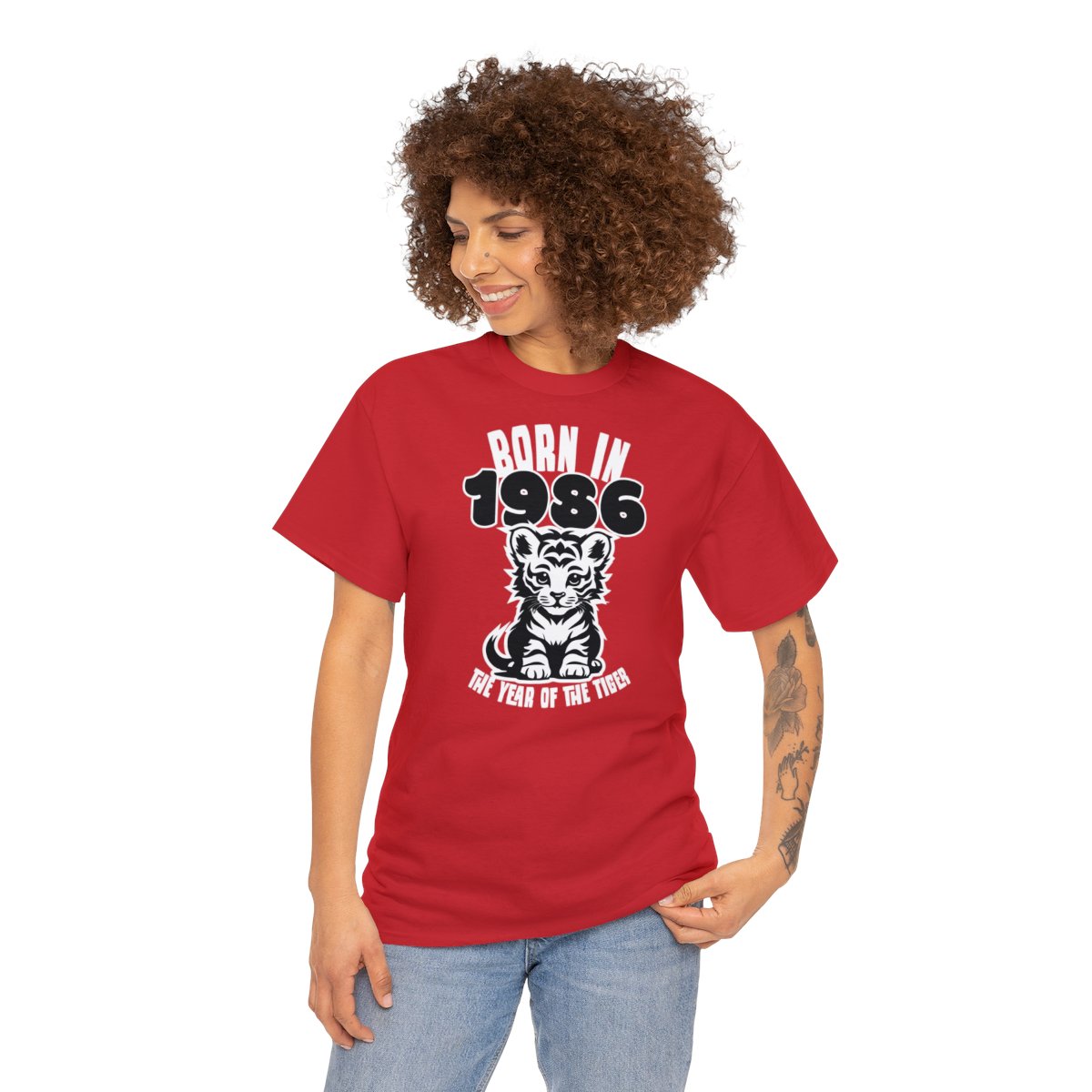 Born in the year of the Tiger - Unisex Tee – Bild 75