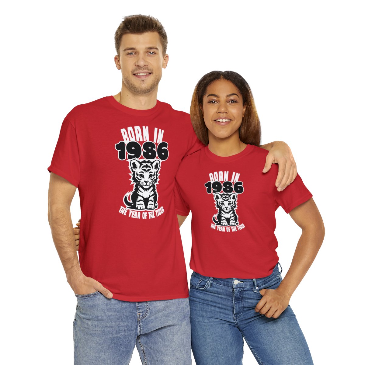 Born in the year of the Tiger - Unisex Tee – Bild 82
