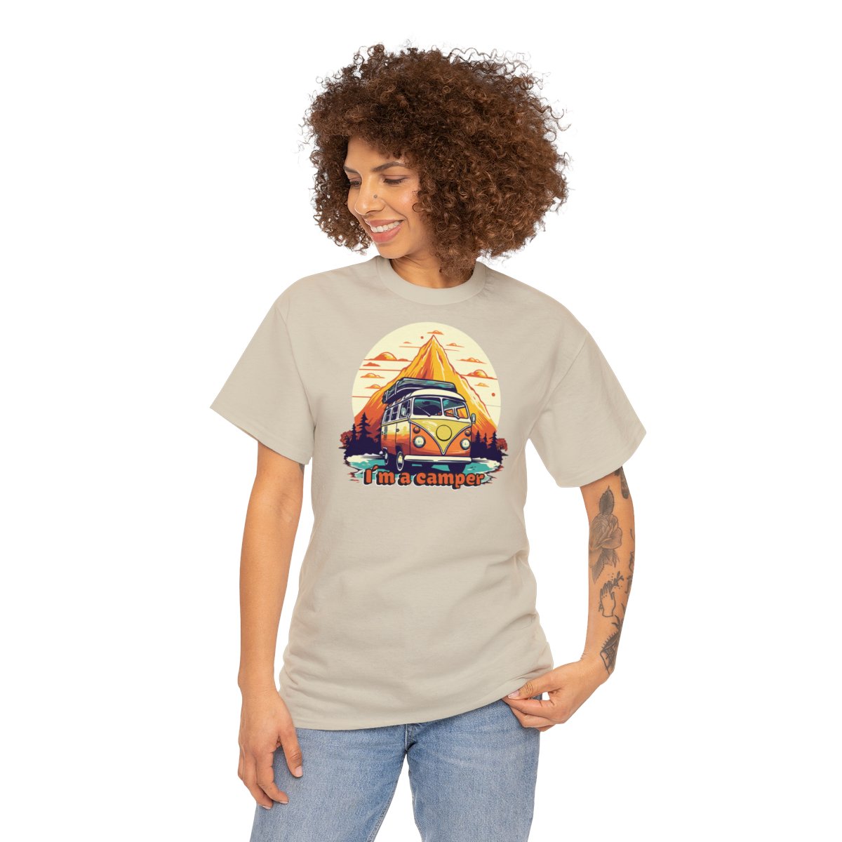 I am a camper - Unisex T-Shirt – Bild 3