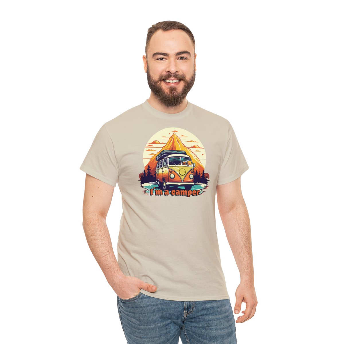 I am a camper - Unisex T-Shirt – Bild 5