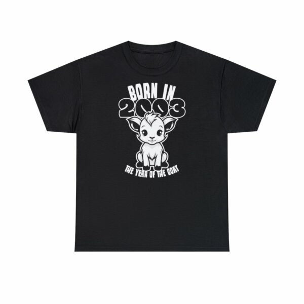 Born in the year of the Goat - Unisex Tee – Bild 5